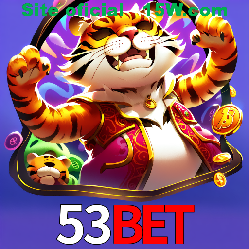 Imagem promocional da 53bet mostrando a plataforma e suas vantagens